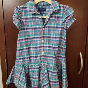 Raplh Lauren Plaid Toddler Dress